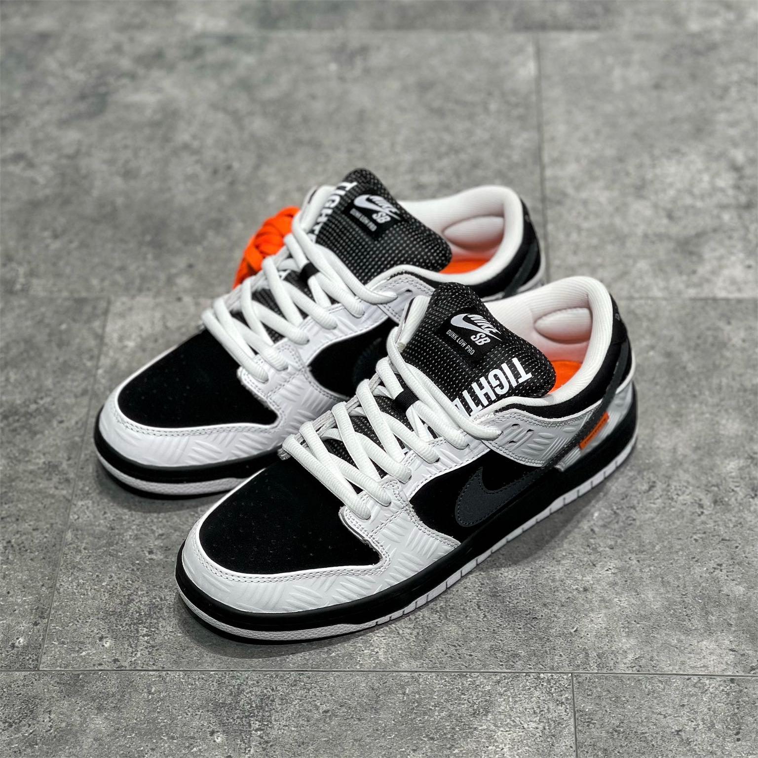 나이키 x 타이트부스 SB 덩크 로우 프로 블랙 앤 화이트 Nike x Tightbooth SB Dunk Low Pro FD2629-100