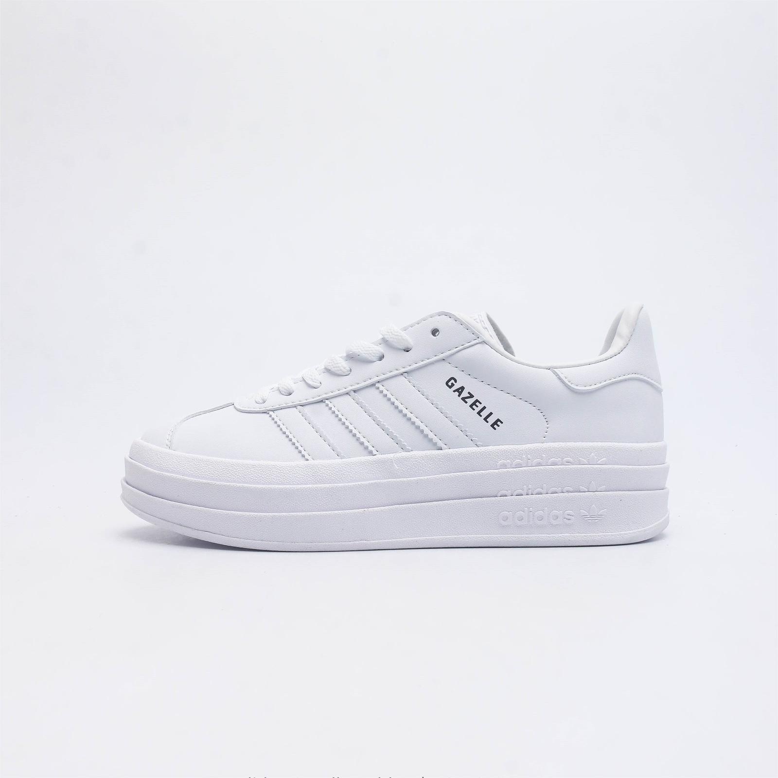 (W) 아디다스 가젤 볼드 트리플 화이트 Adidas Gazelle Bold Triple White IE5130