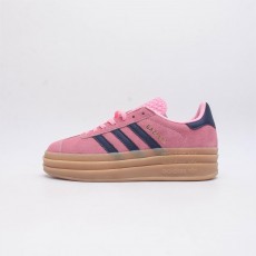 (W) 아디다스 가젤 볼드 핑크 글로우 빅토리 블루 Adidas Gazelle Bold Pink Glow Victory Blue H06122