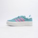 (W) 아디다스 가젤 볼드 플래쉬 아쿠아 루시드 핑크 Adidas Gazelle Bold Flash Aqua Lucid Pink ID7026