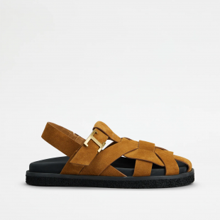 토즈 Tod'S T 타임리스 샌들 여성 브라운