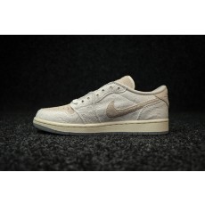 조던 1 x 크리스 폴 레트로 로우 OG 라이트 크림 앤 세일 Jordan 1 x Chris Paul Retro Low OG Light Cream and Sail FZ0455-200