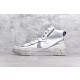 나이키 x 사카이 블레이저 미드 화이트 그레이 Nike x Sacai Blazer Mid White Grey BV0072-100
