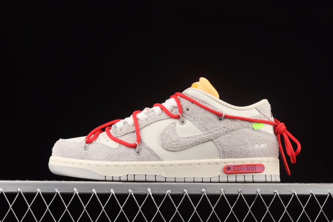 나이키 x 오프화이트 덩크 로우 더 50 - 로트 40 Nike x Off-White Dunk Low The 50 - Lot 40 DJ0950-103