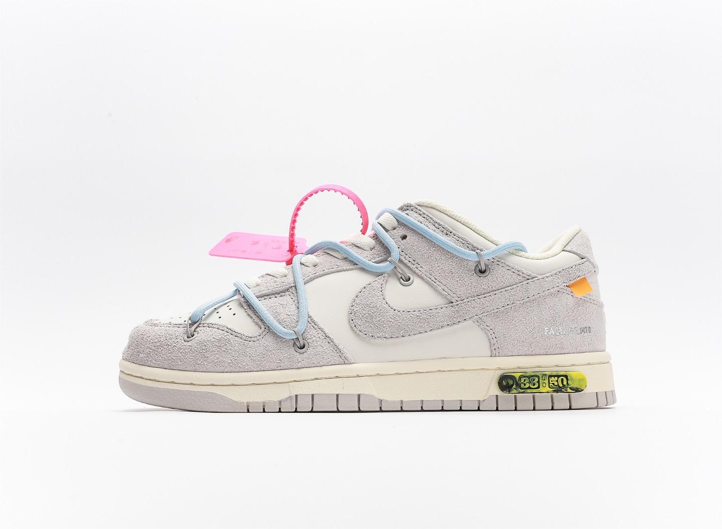 나이키 x 오프화이트 덩크 로우 더 50 - 로트 38 Nike x Off-White Dunk Low The 50 - Lot 38 DJ0950-113