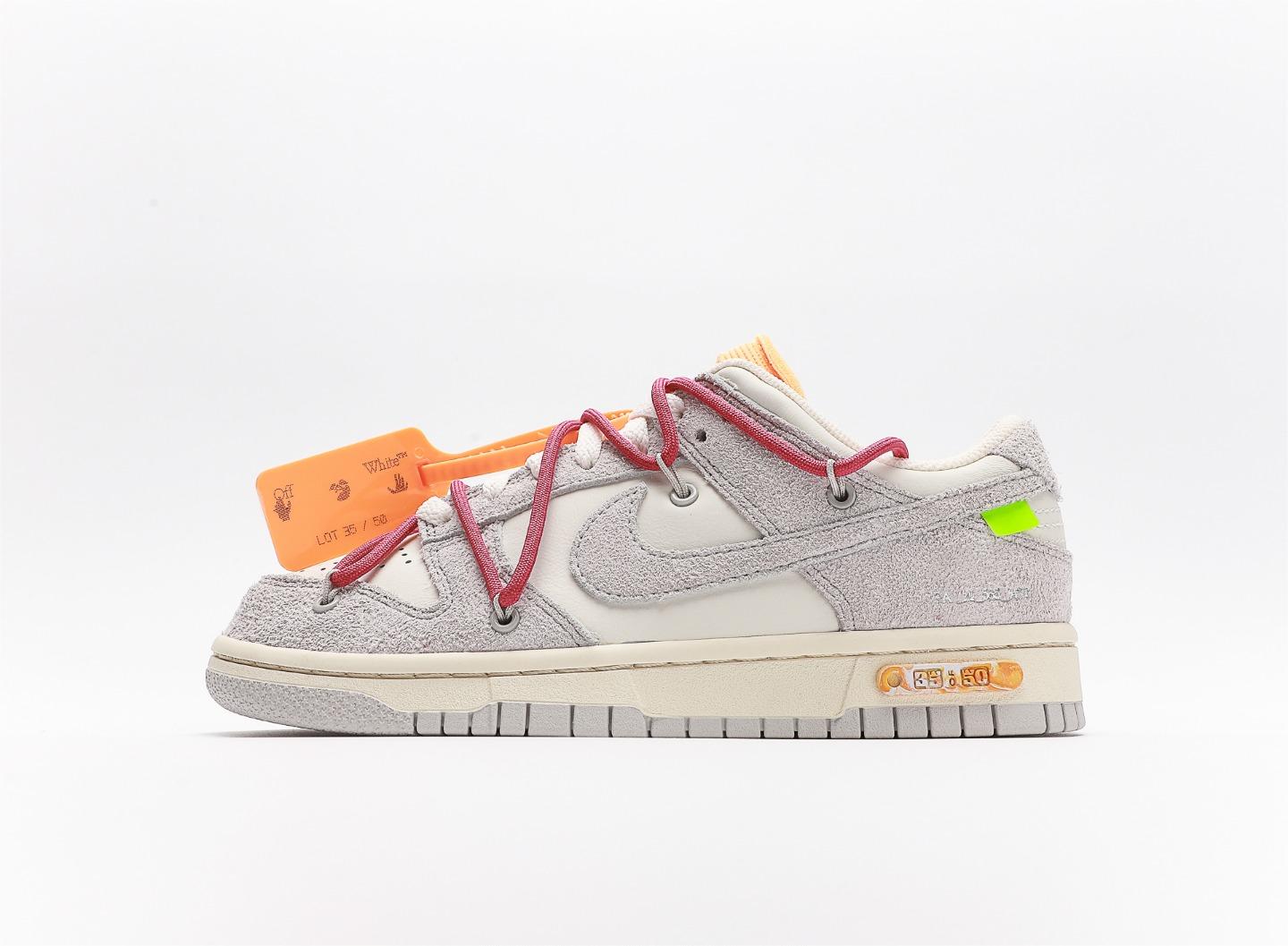 나이키 x 오프화이트 덩크 로우 더 50 - 로트 35 Nike x Off-White Dunk Low The 50 - Lot 35 DJ0950-114