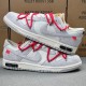 나이키 x 오프화이트 덩크 로우 더 50 - 로트 33 Nike x Off-White Dunk Low The 50 - Lot 33 DJ0950-118