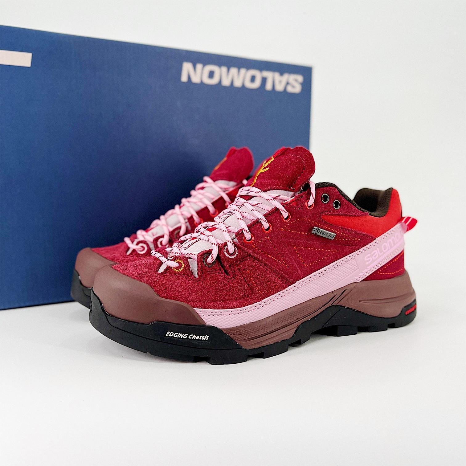 살로몬 x 더 브로큰 암 X-알파지 고어텍스 바이킹 레드 Salomon x The Broken Arm X-Alpages GTX Biking Red L47346100