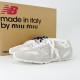 (W) 뉴발란스 x 미우 미우 530 스웨이드 메쉬 스니커즈 화이트 New Balance x Miu Miu 530 Suede Mesh Sneakers White 5E165E-3D8C-F0009