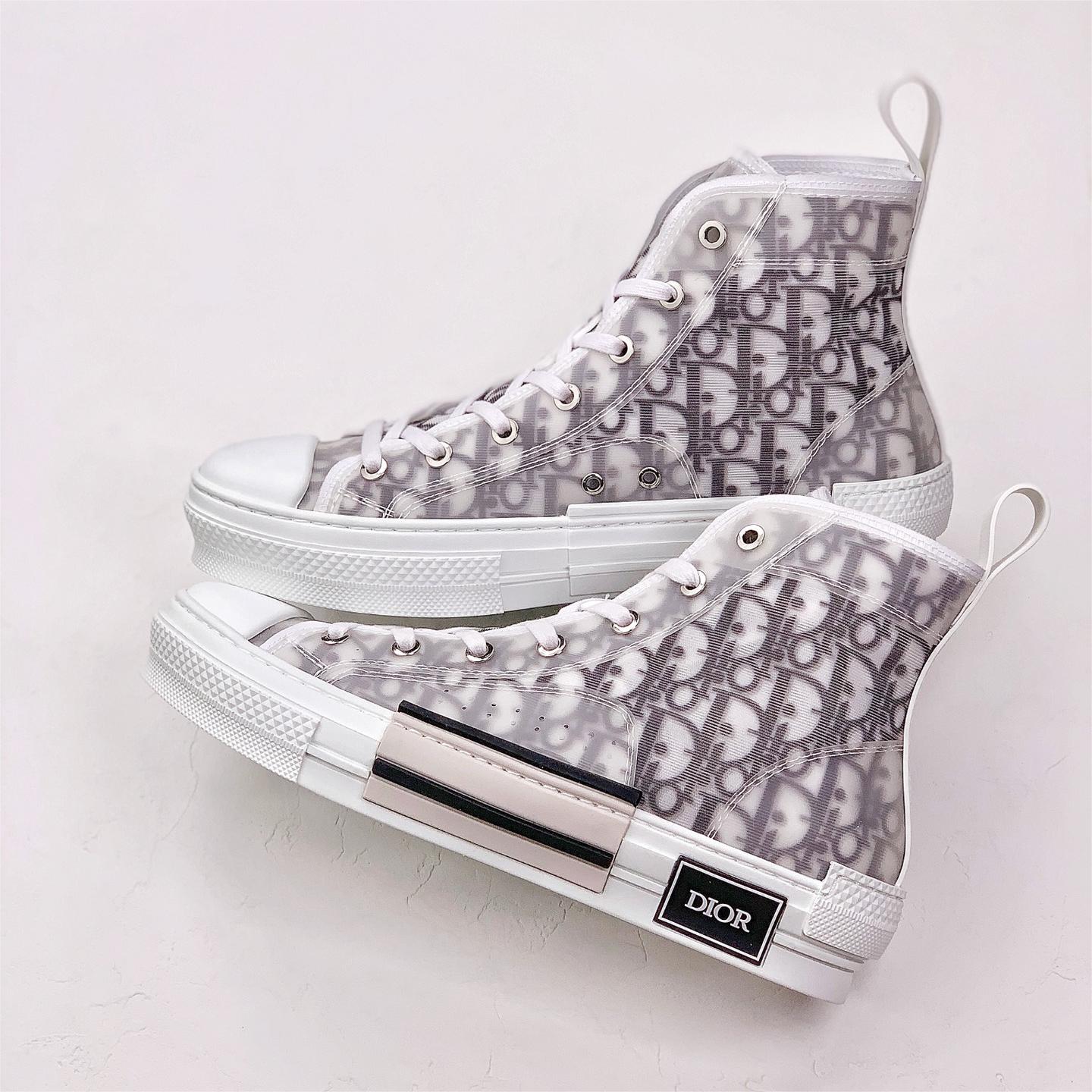 디올 B23 오블리크 스니커즈 Dior B23 Oblique High Top Sneakers