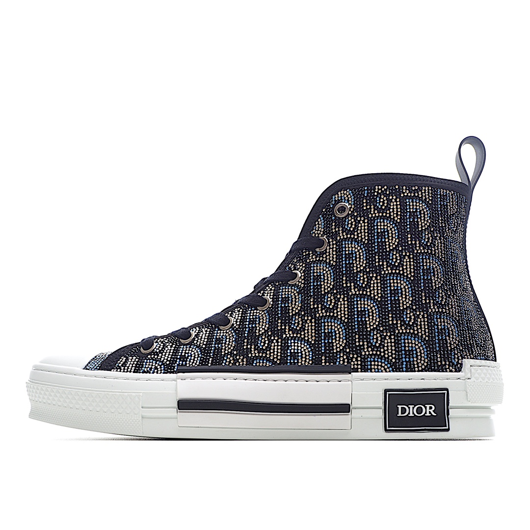 디올 B23오블리크 스니커즈 Dior B23 Oblique High Top Sneakers