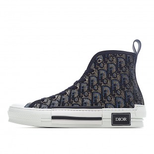 디올 B23오블리크 스니커즈 Dior B23 Oblique High Top Sneakers