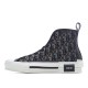 디올 B23오블리크 스니커즈 Dior B23 Oblique High Top Sneakers