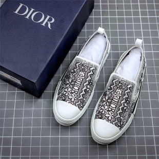 디올 B23 오블리크 슬립온 로우 스니커즈 Dior B23 Oblique Slip-on Low Top Sneakers