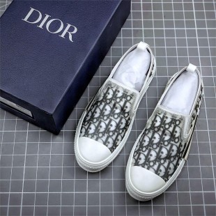 디올 B23 오블리크 슬립온 로우 스니커즈 Dior B23 Oblique Slip-on Low Top Sneakers