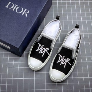 디올 B23 오블리크 슬립온 로우 스니커즈 Dior B23 Oblique Slip-on Low Top Sneakers