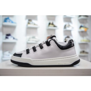 미우미우 스니커즈 MiuMiu Bleached Leather sneakers