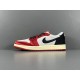 조던 1 x 트로피 룸 레트로 로우 OG SP 세일 바시티 레드 Jordan 1 x Trophy Room Retro Low OG SP Sail Varsity Red FN0432-100