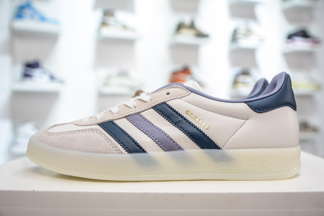 아디다스 가젤 인도어 코어 화이트 프리러브 잉크 Adidas Gazelle Indoor Core White Preloved Ink IG1643